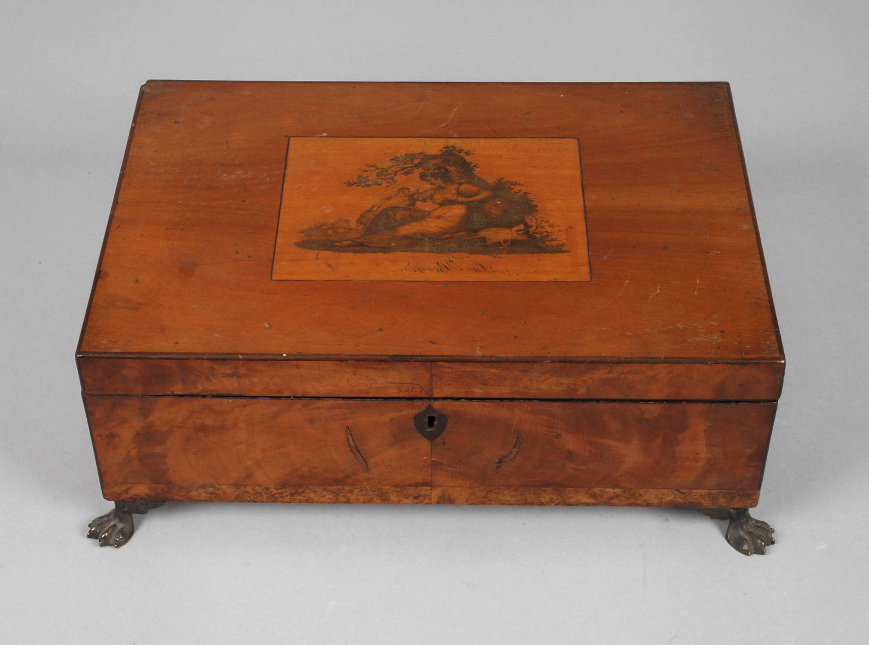 Frühe Biedermeierschatulle