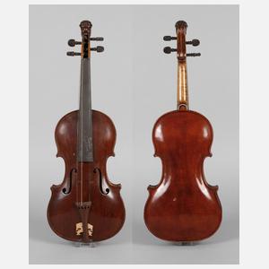 Violine mit Löwenkopf