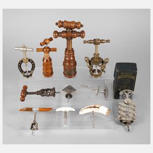 Konvolut Korkenzieher