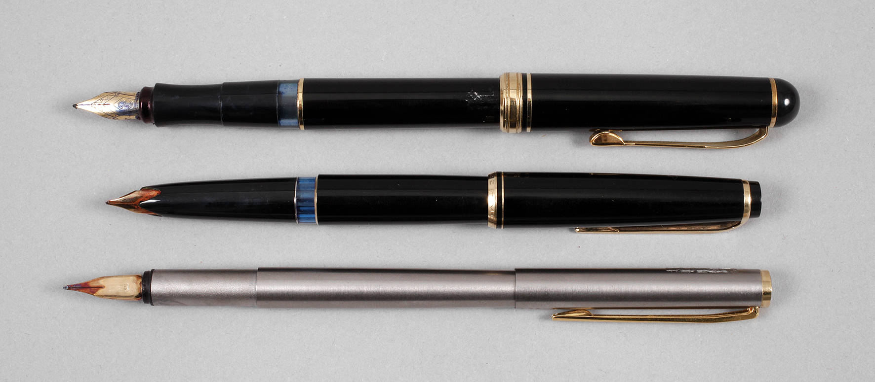 Drei Füllfederhalter