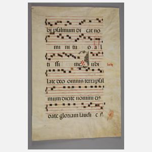 Antiphonarblatt