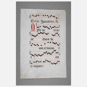 Antiphonarblatt