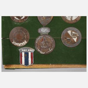 Konvolut Automobilplaketten