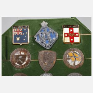 Konvolut Automobilplaketten