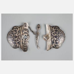 Gürtelschließe Niello