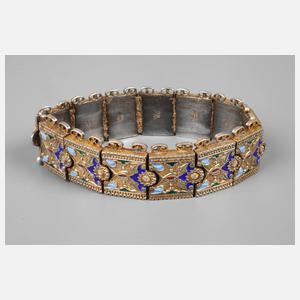 Armband mit Emaileinlagen