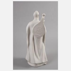 Ukrainische Biskuitporzellanfigur Musikant