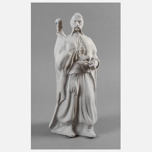 Ukrainische Biskuitporzellanfigur Musikant