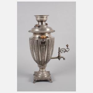 Großer persischer Samowar Silber