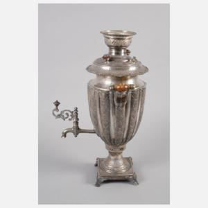 Großer persischer Samowar Silber
