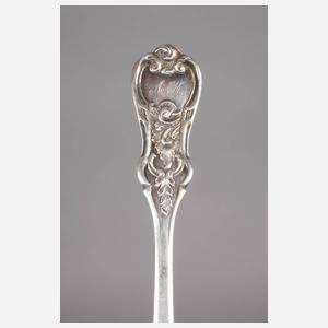 Russland sechs Kaffeelöffel Silber