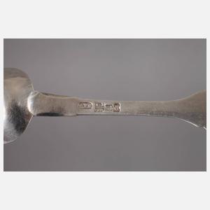 Russland sechs Kaffeelöffel Silber