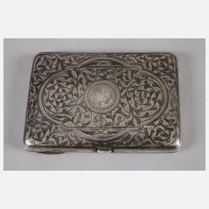 Russland Zigarettenetui mit Troika