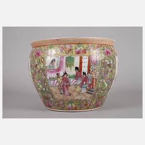 Cachepot Famille Rose