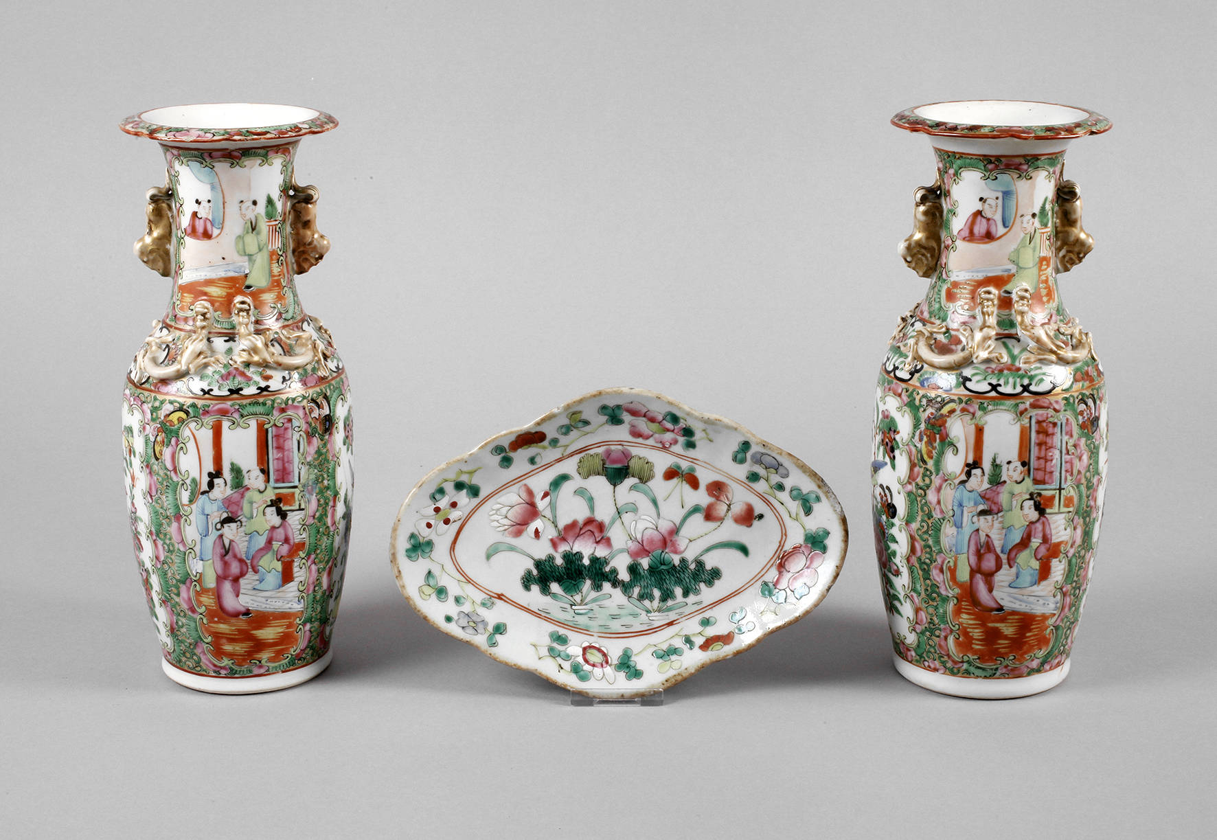 Drei Teile Famille Rose