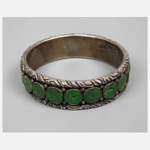 Armband mit Jadeeinlagen