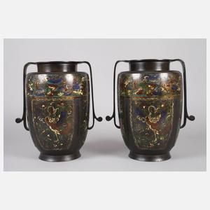 Paar Vasen Cloisonné