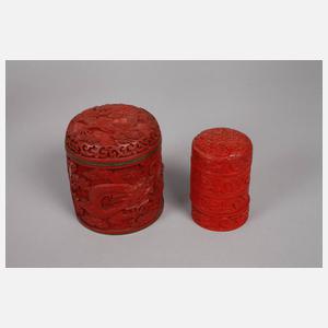 Konvolut Lackschnitzerei