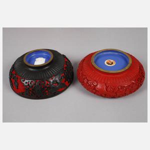 Konvolut Lackschnitzerei