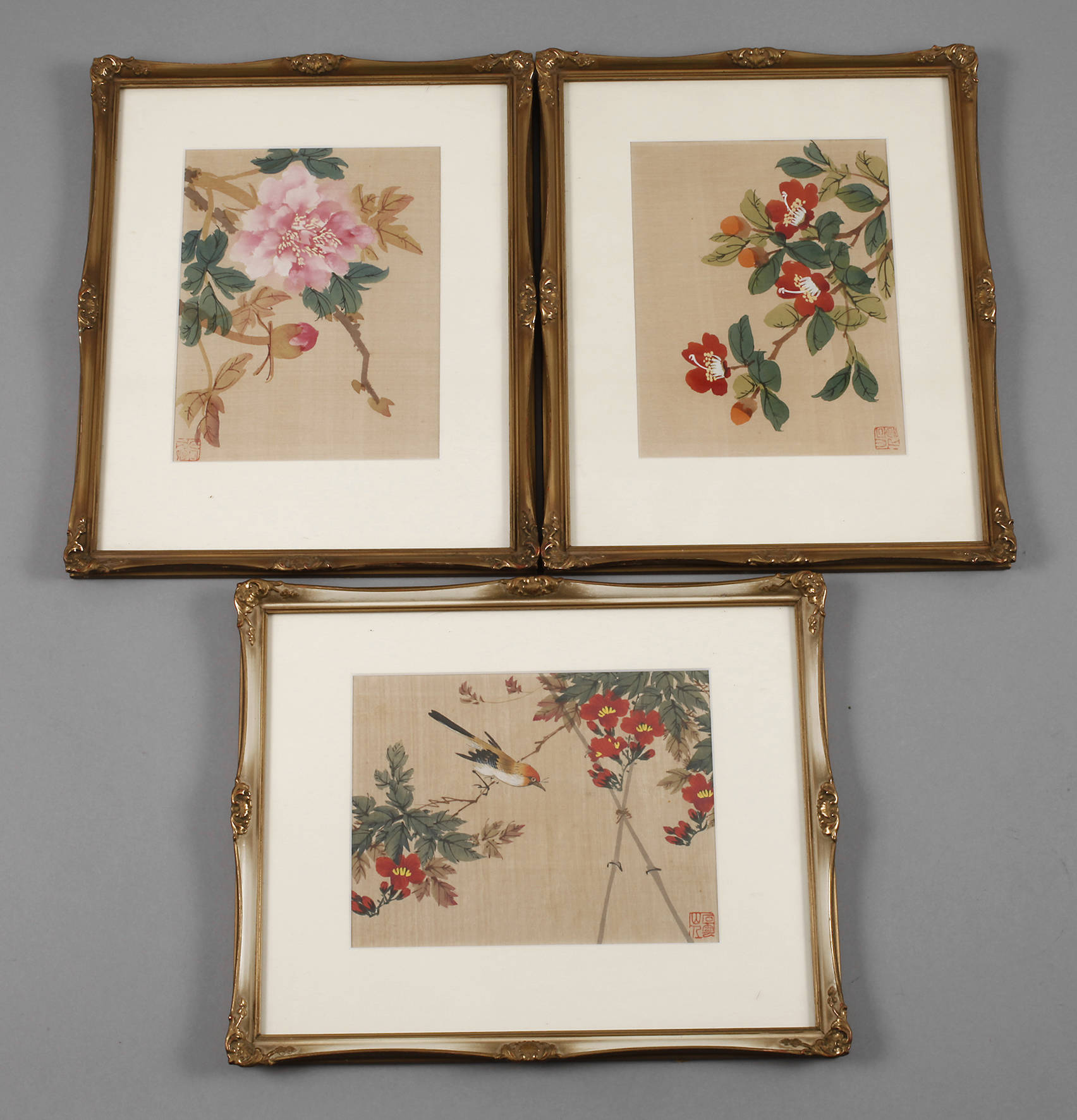 Drei Farbholzschnitte