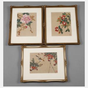 Drei Farbholzschnitte