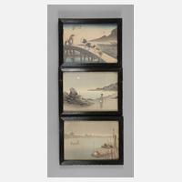 Drei Farbholzschnitte111