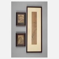 Drei Seidenmalereien111