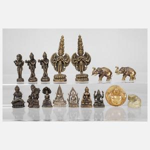 Konvolut Miniaturbronzen