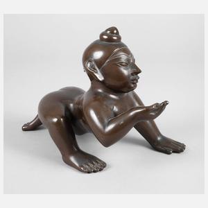 Bronzeplastik Bala Krishna
