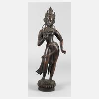 Bronzeplastik Yogini111