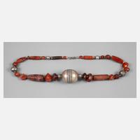 Karneolkette mit Silberzwischenteilen111