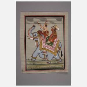 Drei Miniaturmalereien