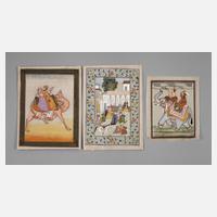 Drei Miniaturmalereien111