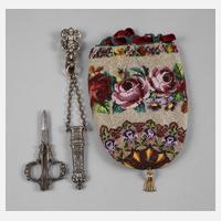 Perlbeutel und Nähutensilien111