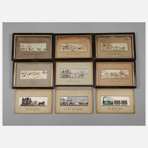 Konvolut Stickbilder