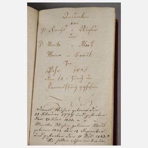 Biedermeier Schmuck-Gebetsbuch