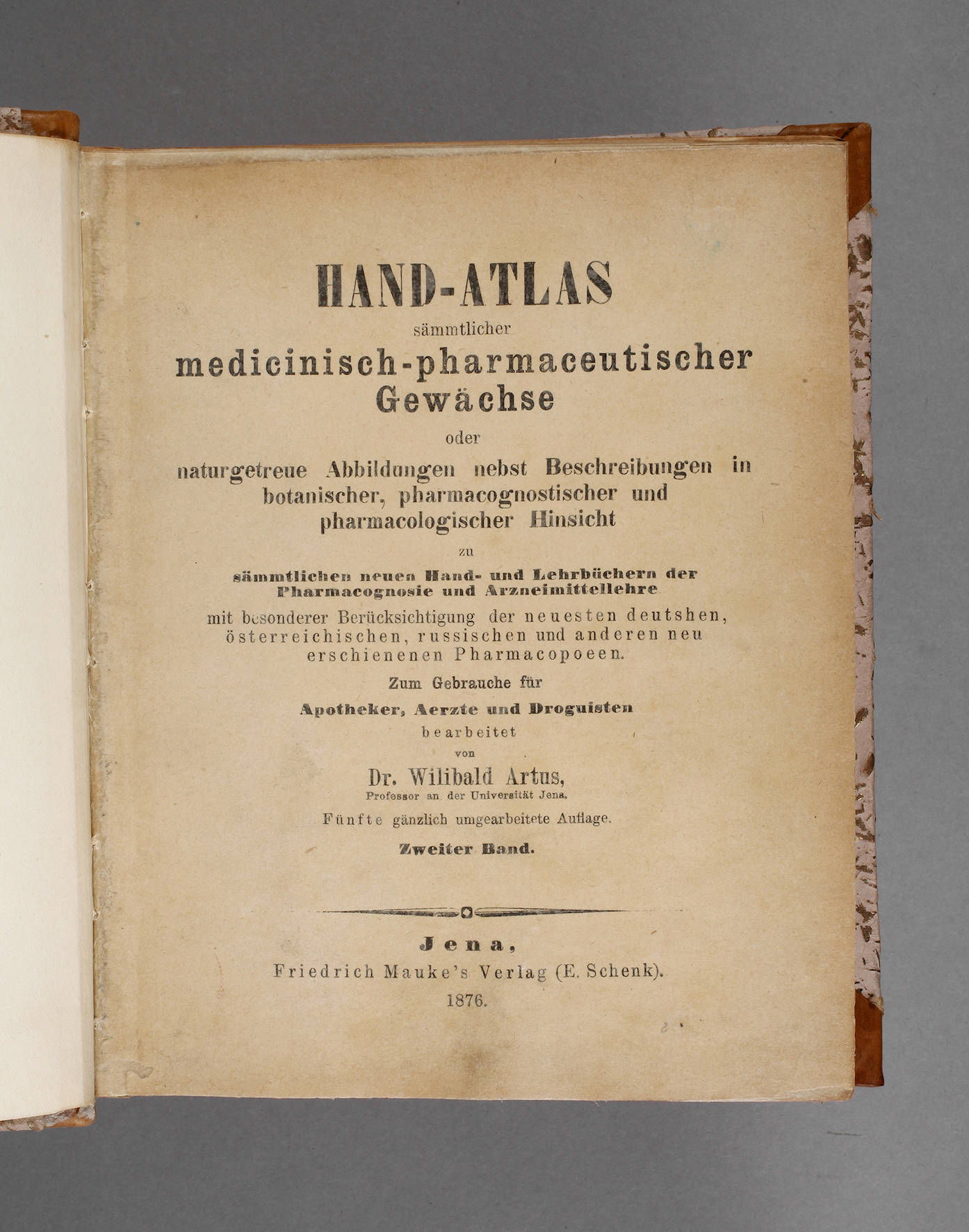 Arthus' Handatlas der Heilpflanzen 1876