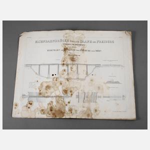 Ingenieurpläne Saaneviadukt