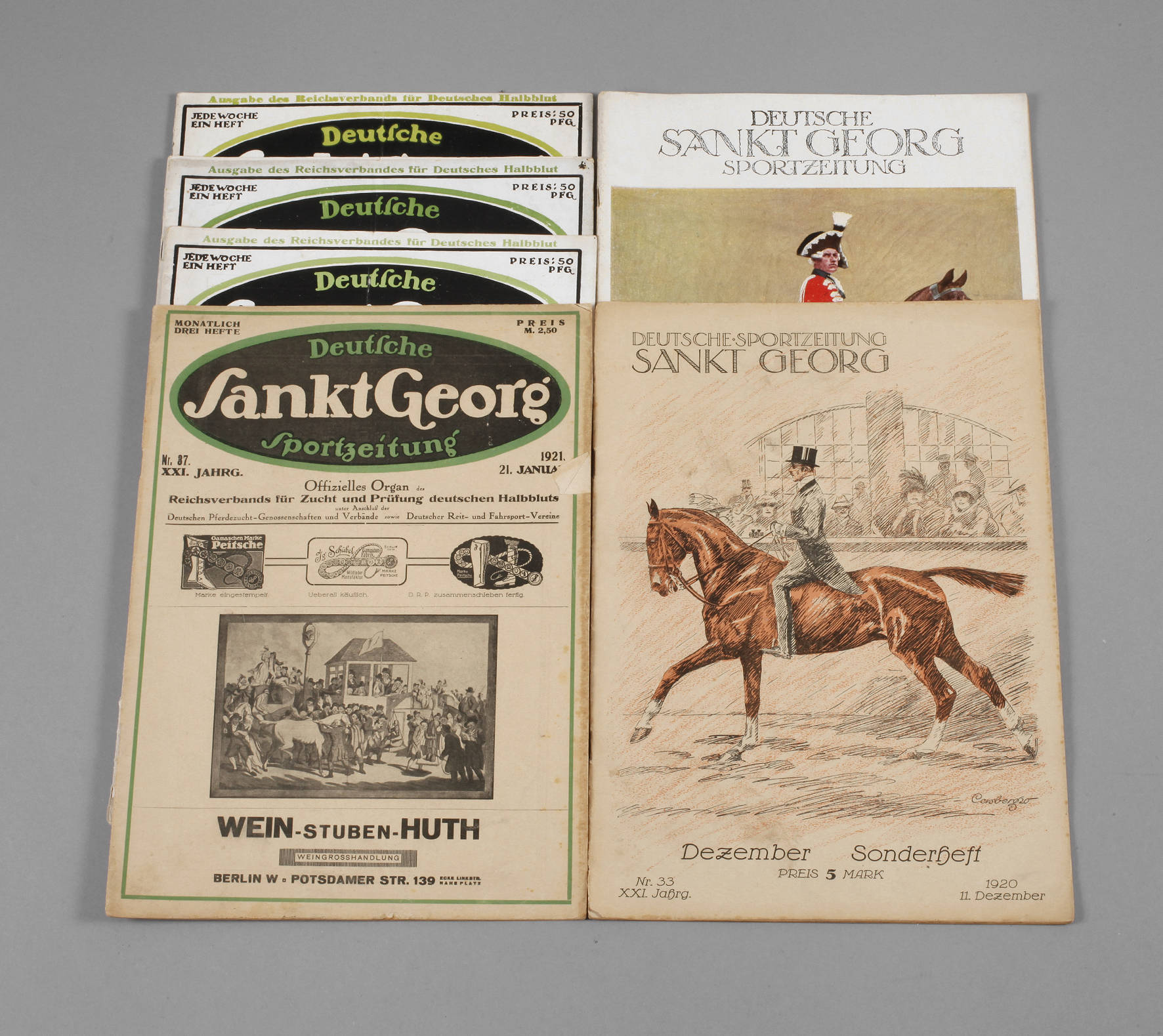 Konvolut Sankt Georg Sportzeitung