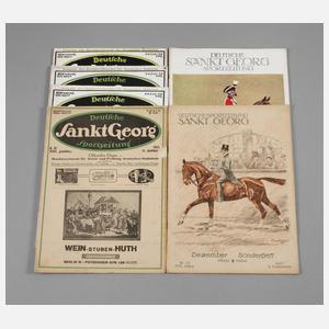 Konvolut Sankt Georg Sportzeitung
