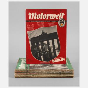 Konvolut Zeitschrift ”Motorwelt”