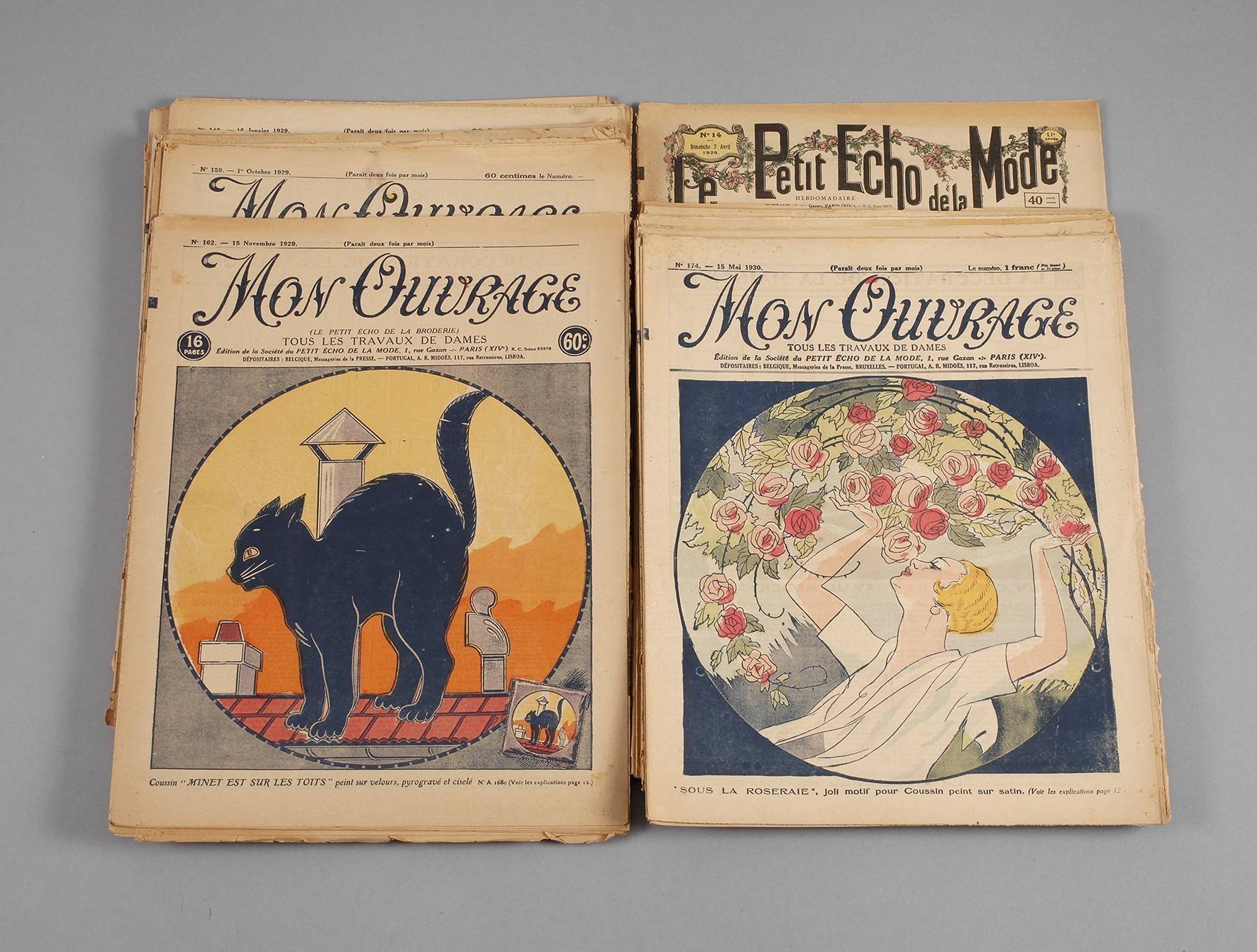 Konvolut Zeitung ”Mon Ouvrage”