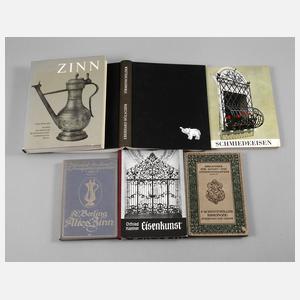 Konvolut Fachbücher Kunsthandwerk