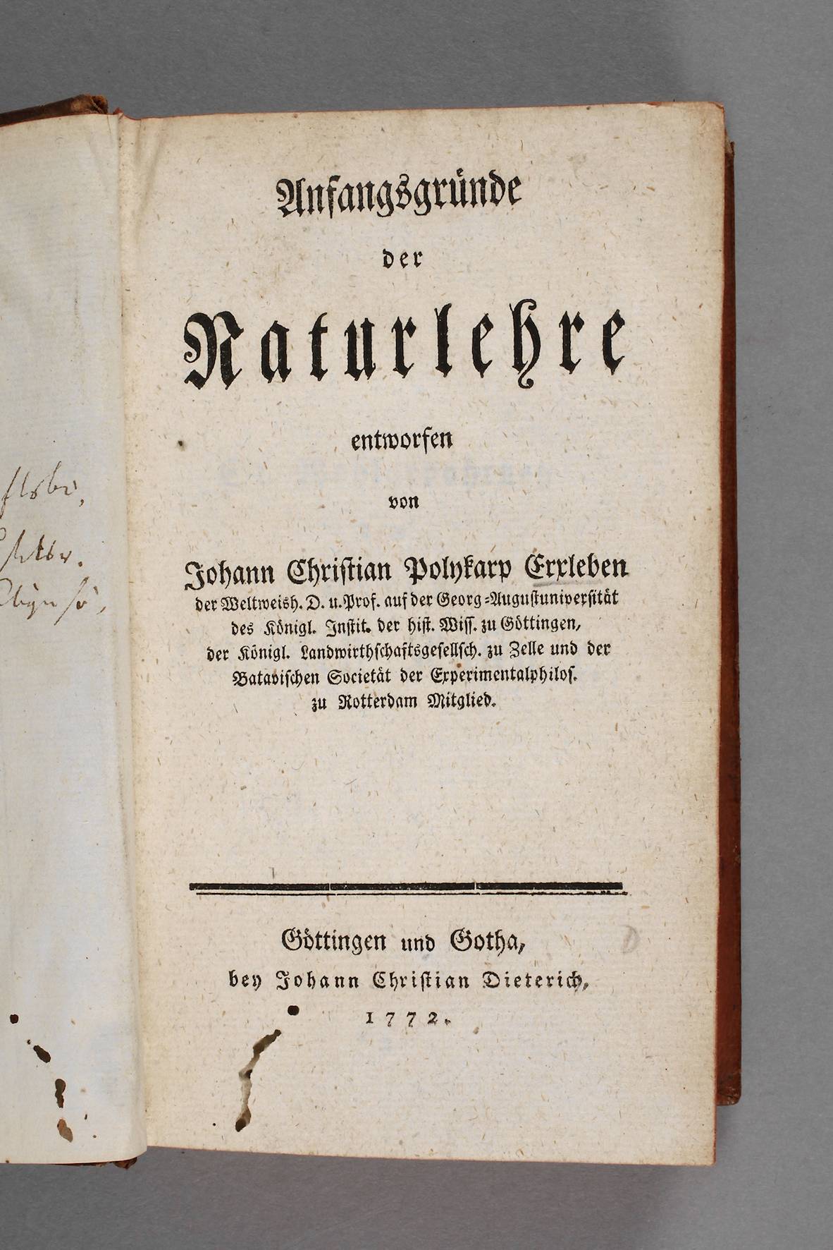 J. Christian Erxleben Polycarp