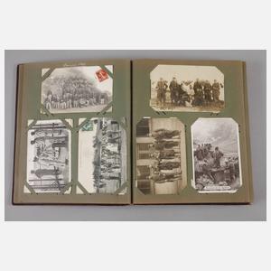 Militärisches Ansichtskartenalbum