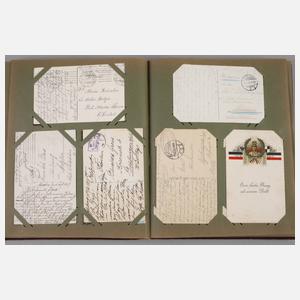 Militärisches Ansichtskartenalbum