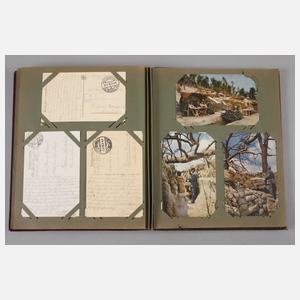 Militärisches Ansichtskartenalbum