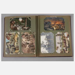 Militärisches Ansichtskartenalbum