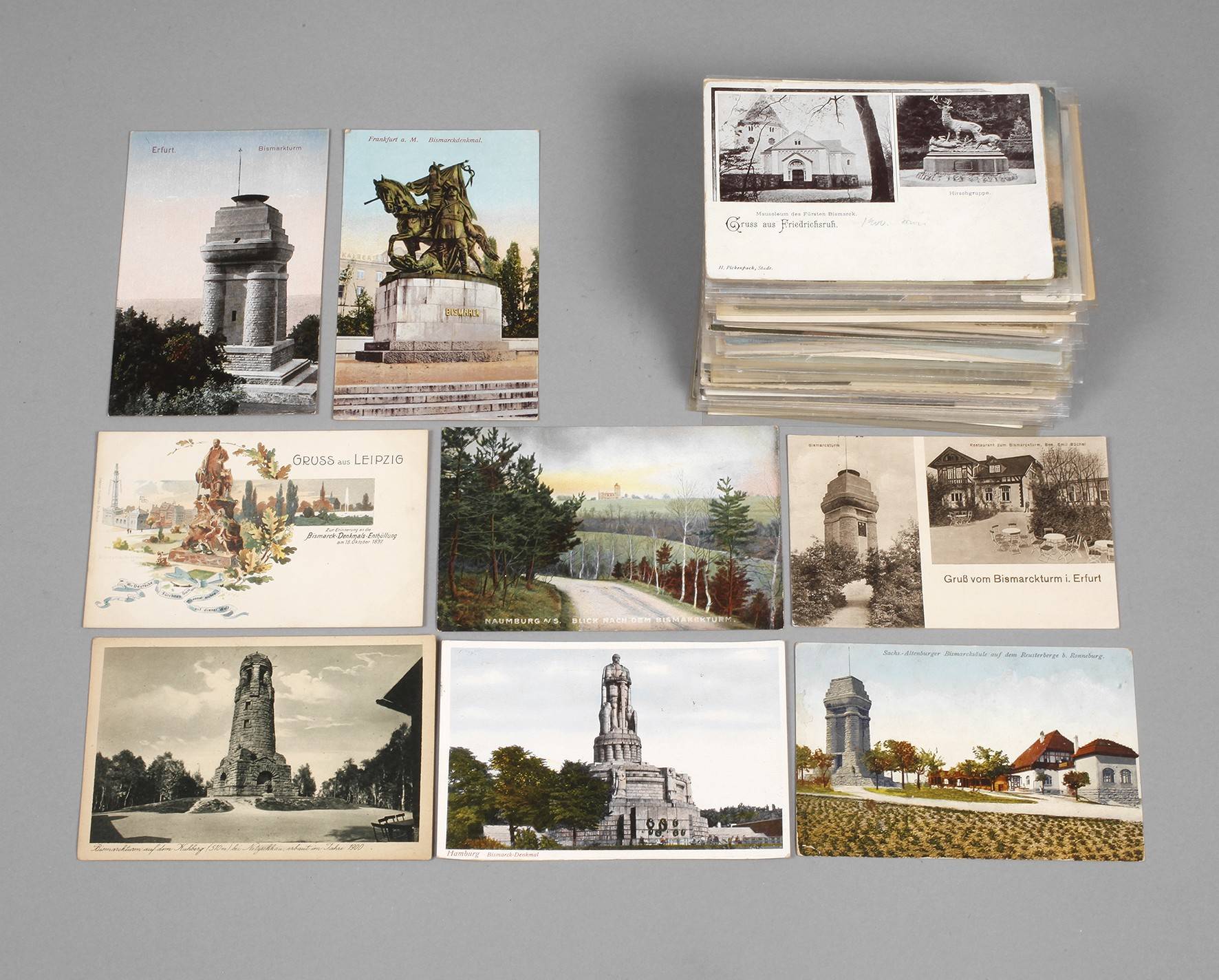 Konvolut Ansichtskarten Bismarck-Denkmäler