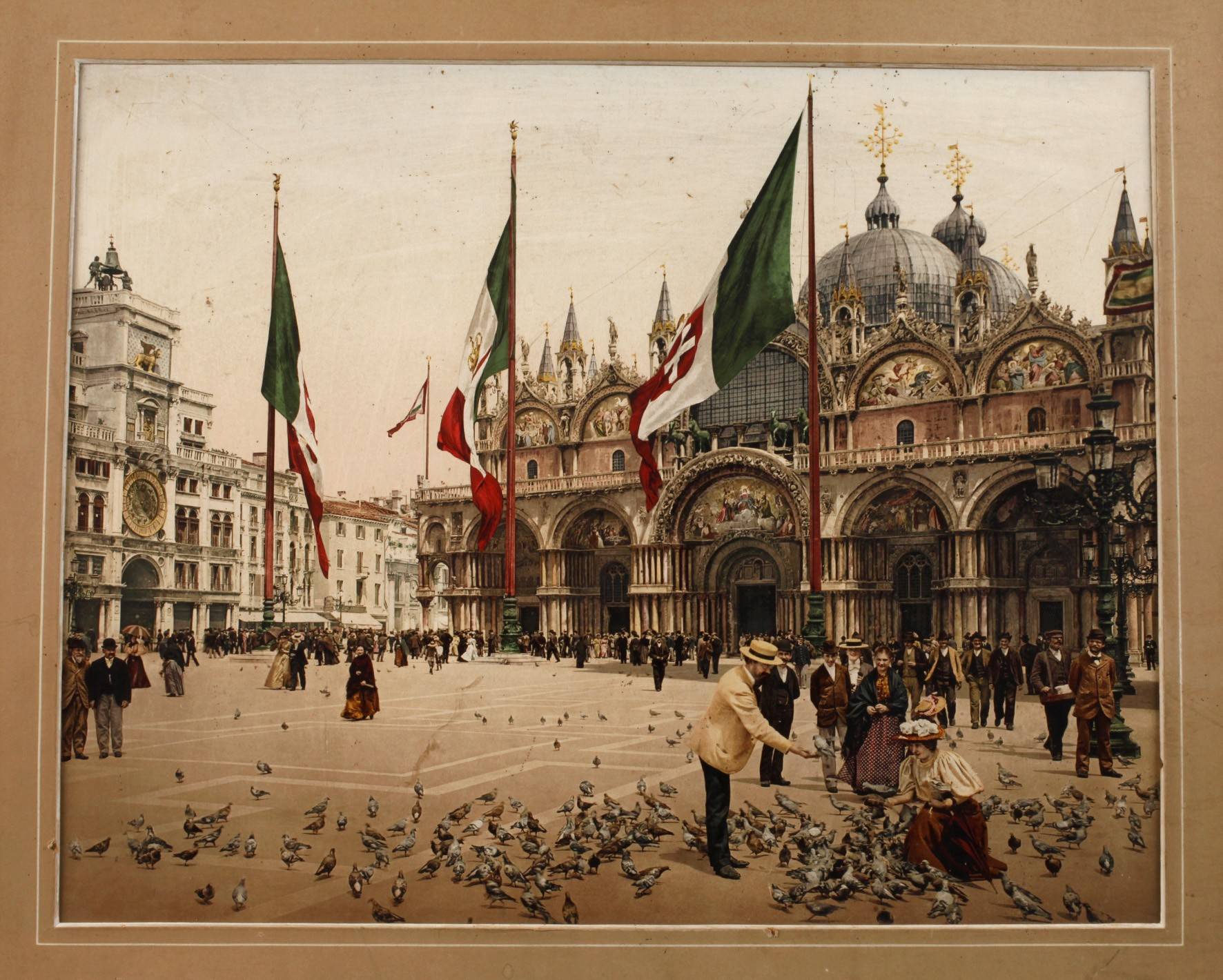 Ansicht Markusplatz Ende 19. Jh.